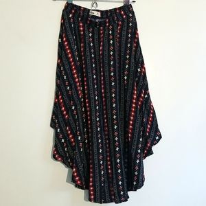 Hollister Boho Style Assymetrical Skirt